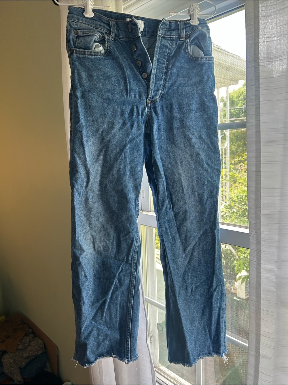 Boyish Jeans Wide Leg Ankle Jeans